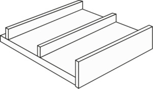 Tablette(s) coulissante à chaussure(s)